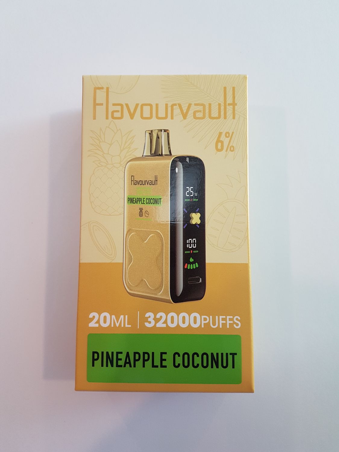 FlavourVault 32k 6% Disposable - Pineapple Coconut