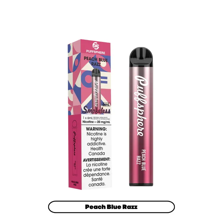 Puffsphere Smokeless - Peach Blue Razz
