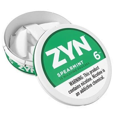 ZYN Spearmint Pouches 6mg nicotine