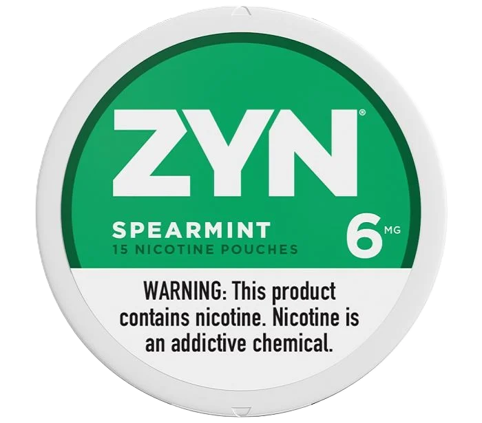 ZYN Spearmint Pouches 6mg nicotine