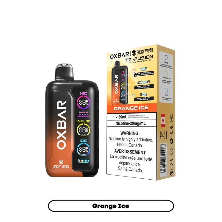 Rocky Vapor Oxbar Tri Fusion - Orange Ice