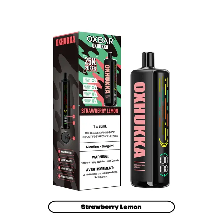 Oxbar Oxhukka- Strawberry Lemon