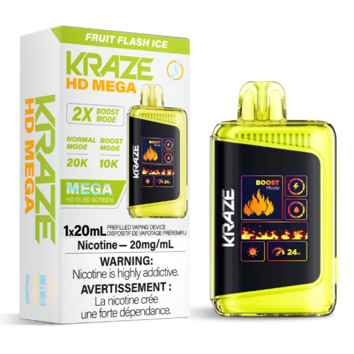 Kraze HD Mega - Fruit Flash Ice