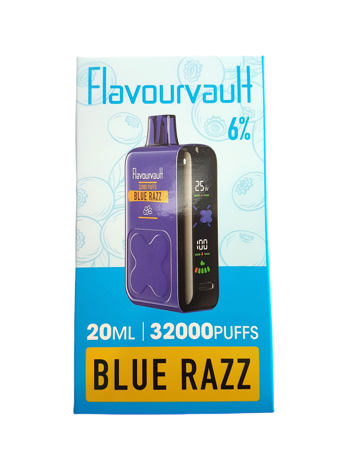 FlavourVault 32k 6% Disposable - BLUE RAZZ