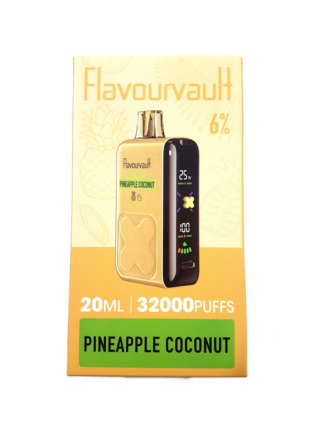 FlavourVault 32k 6% Disposable - Pineapple Coconut