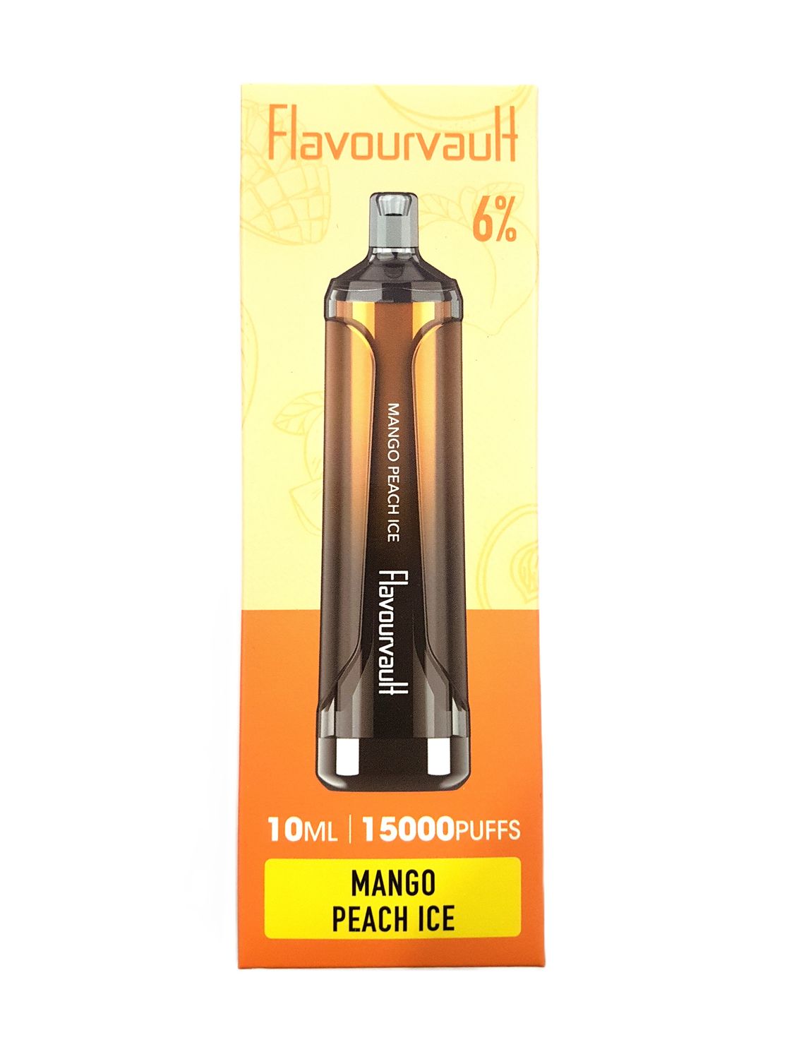 FlavourVault 15k 6% Disposable - Mango Peach Ice