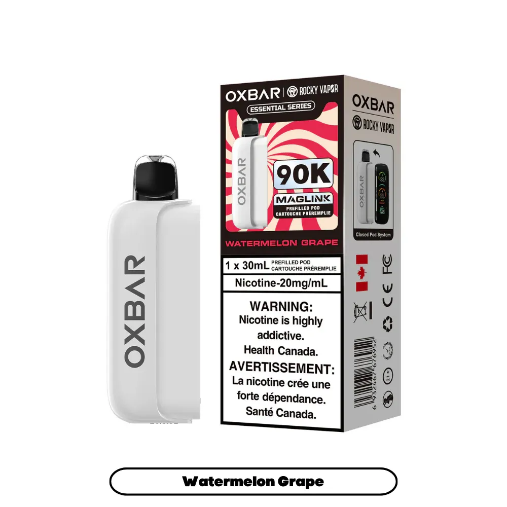 Rocky Vapor Oxbar Maglink 90K Pods - Watermelon Grape