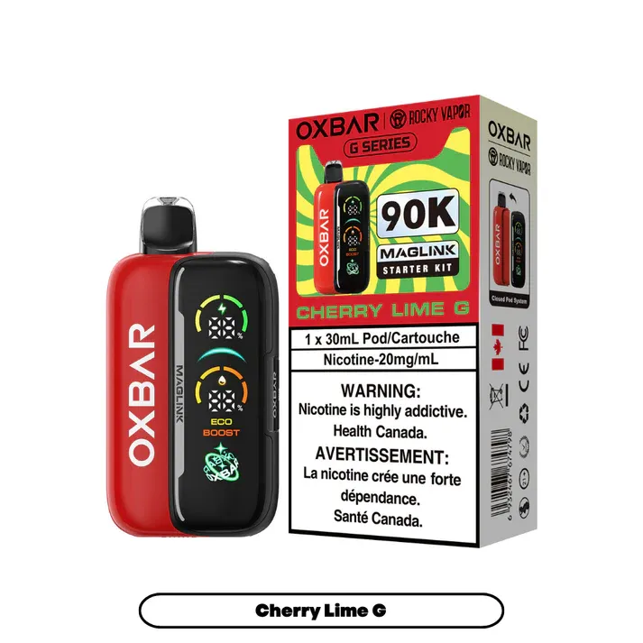 Oxbar Maglink Starter Kit 90K Disposable Vape - Cherry Lime G