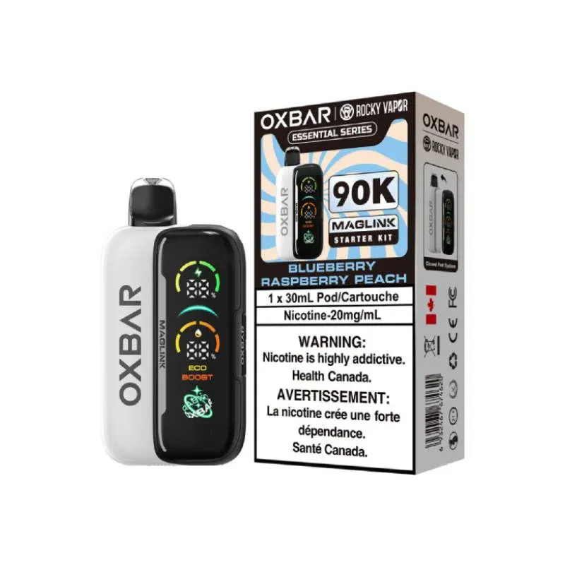 Oxbar Maglink Starter Kit 90K Disposable Vape - Blueberry Raspberry Peach