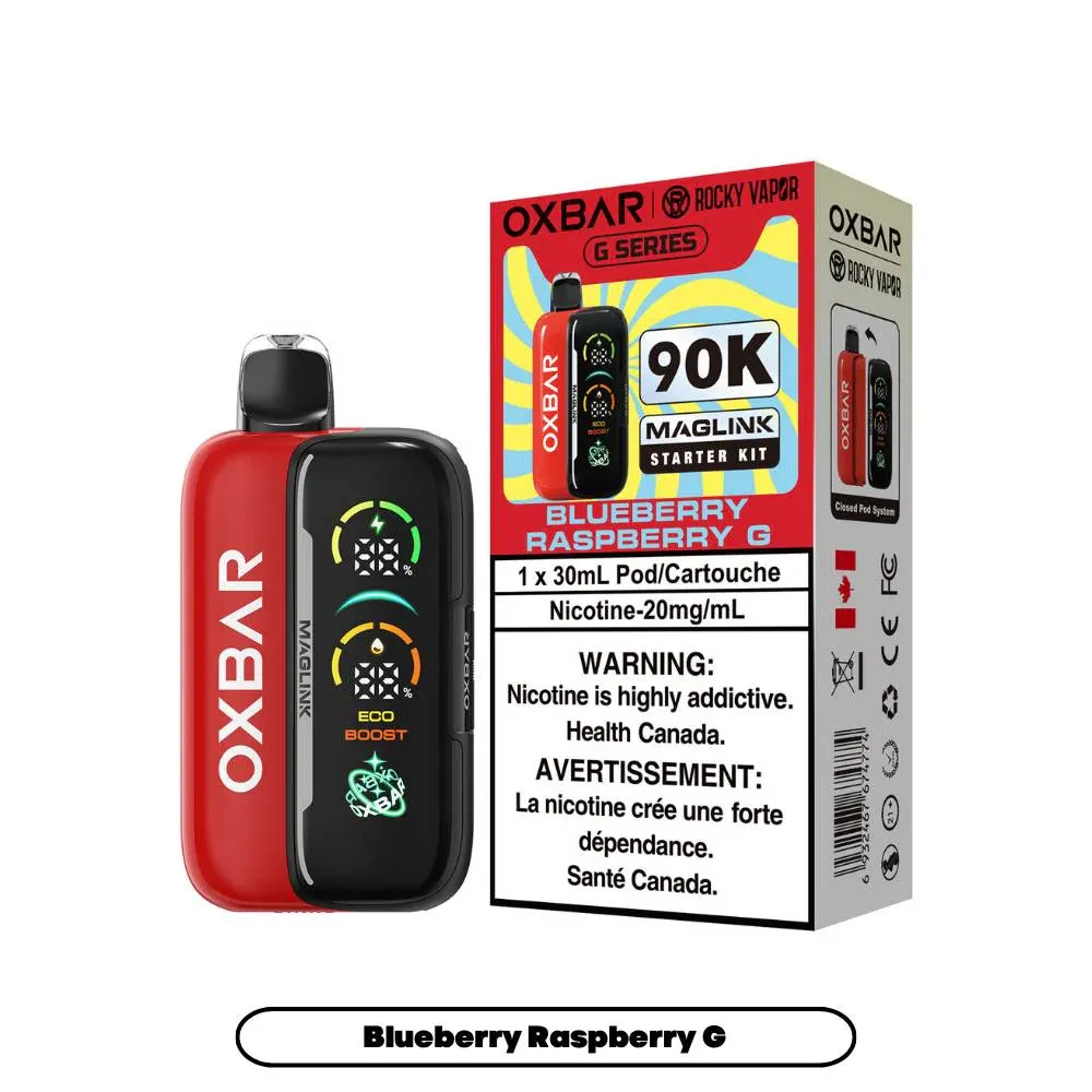 Oxbar Maglink Starter Kit 90K Disposable Vape - Blueberry Raspberry G
