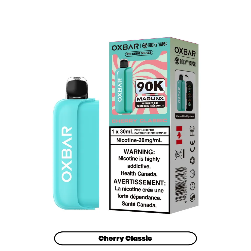 Rocky Vapor Oxbar Maglink 90K Pods - Cherry Classic