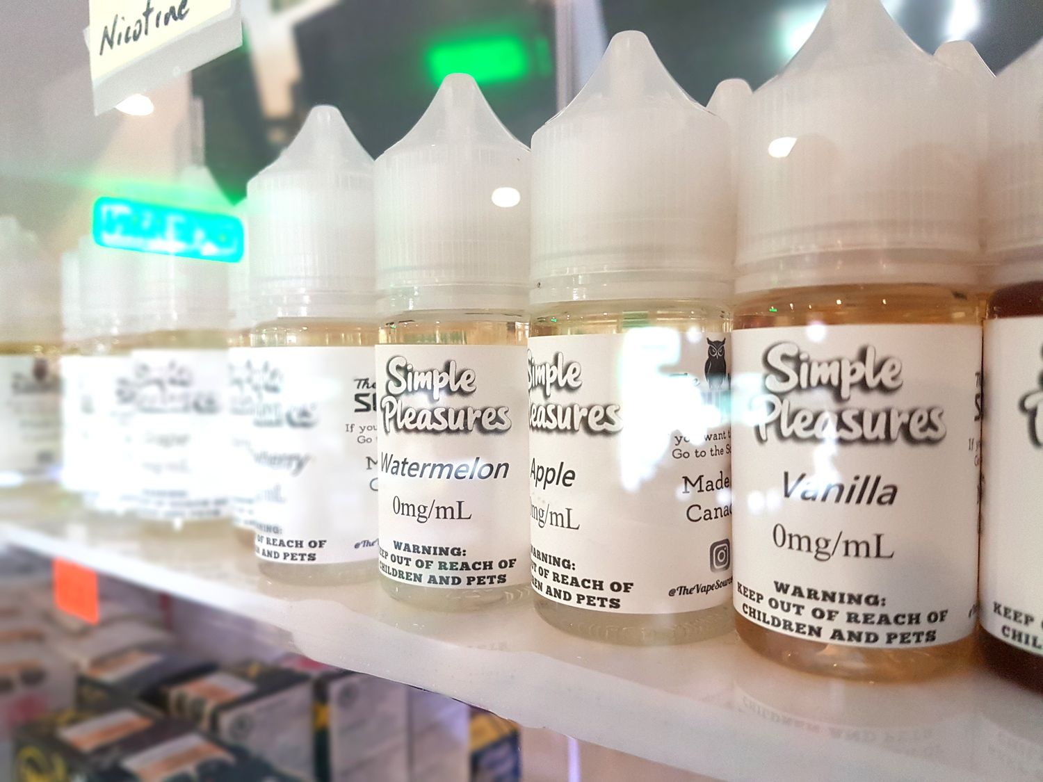The Vape Source - Zero-Nic E-Juice Vape Liquid - Flavourless