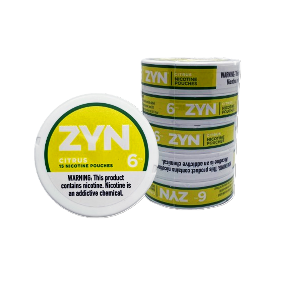 ZYN Citrus 6mg nicotine - Sleeve of 5
