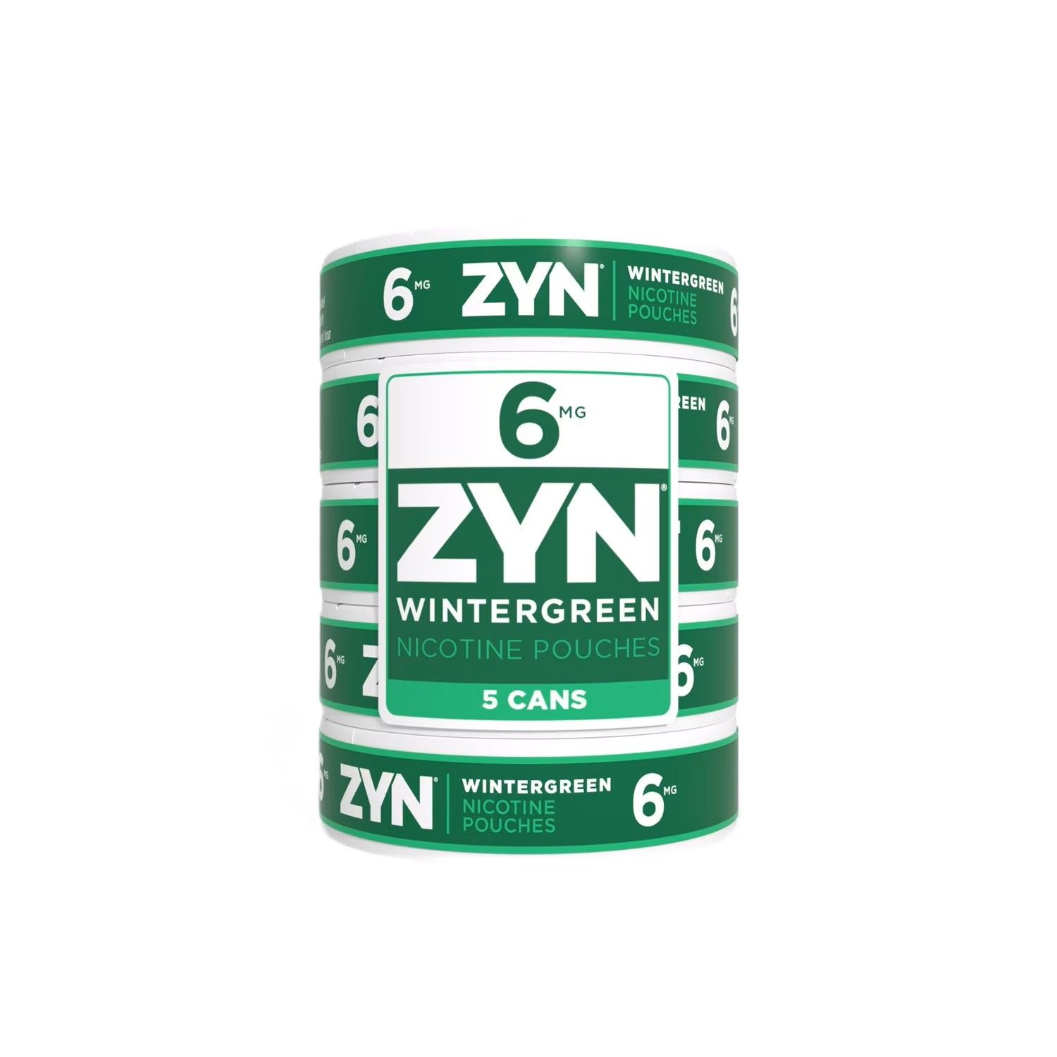 ZYN Wintergreen 6mg nicotine - Sleeve of 5