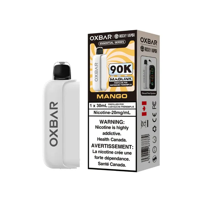 Rocky Vapor Oxbar Maglink 90K Pods - Mango