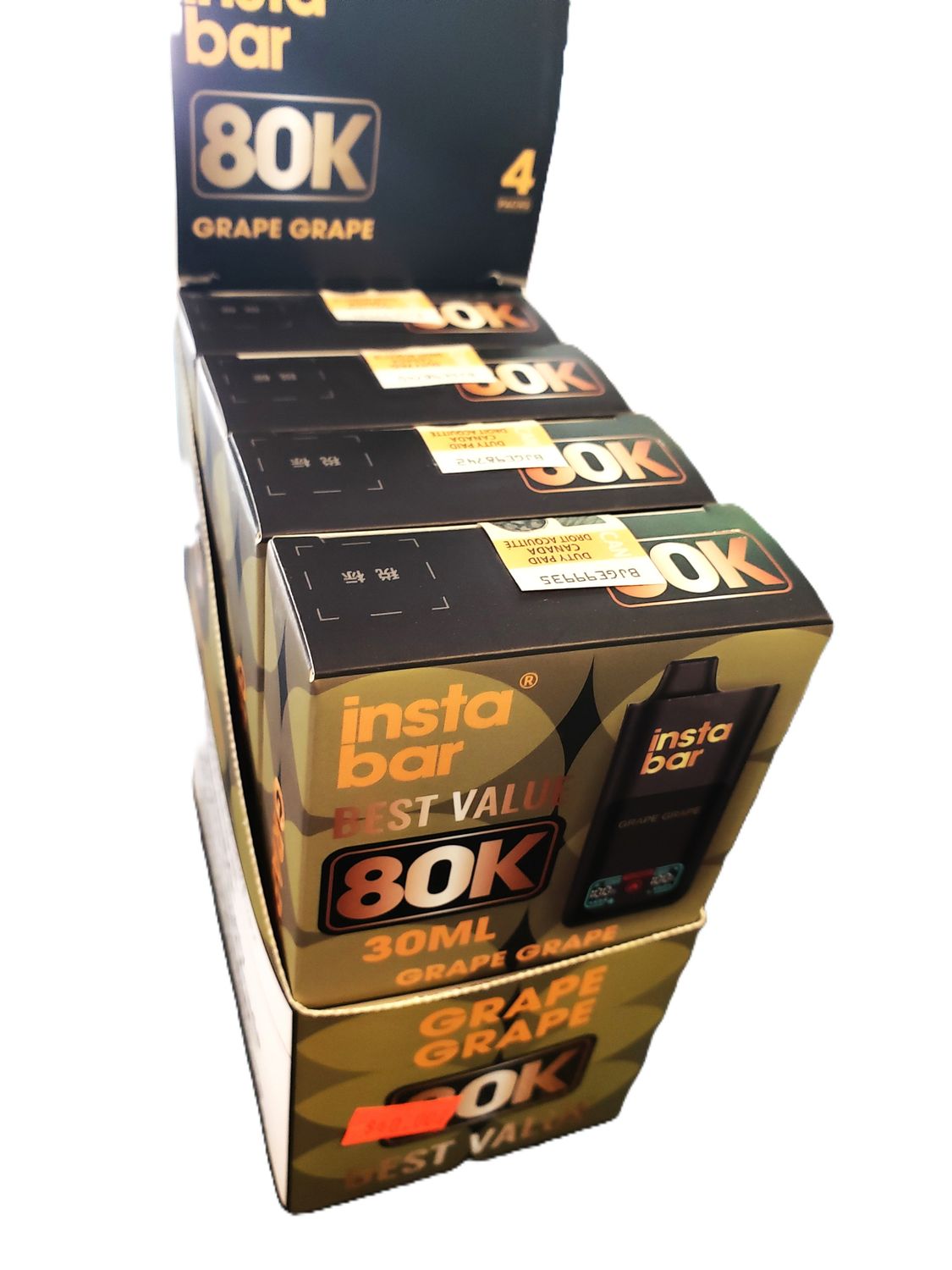 Insta Bar 80K - Mint (2 cases/8 units)