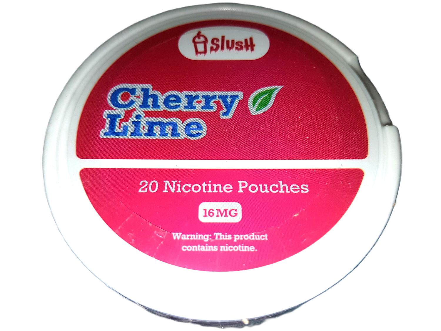 SLUSH Cherry Lime Pouches 16mg nicotine (sleeve of 5 units)