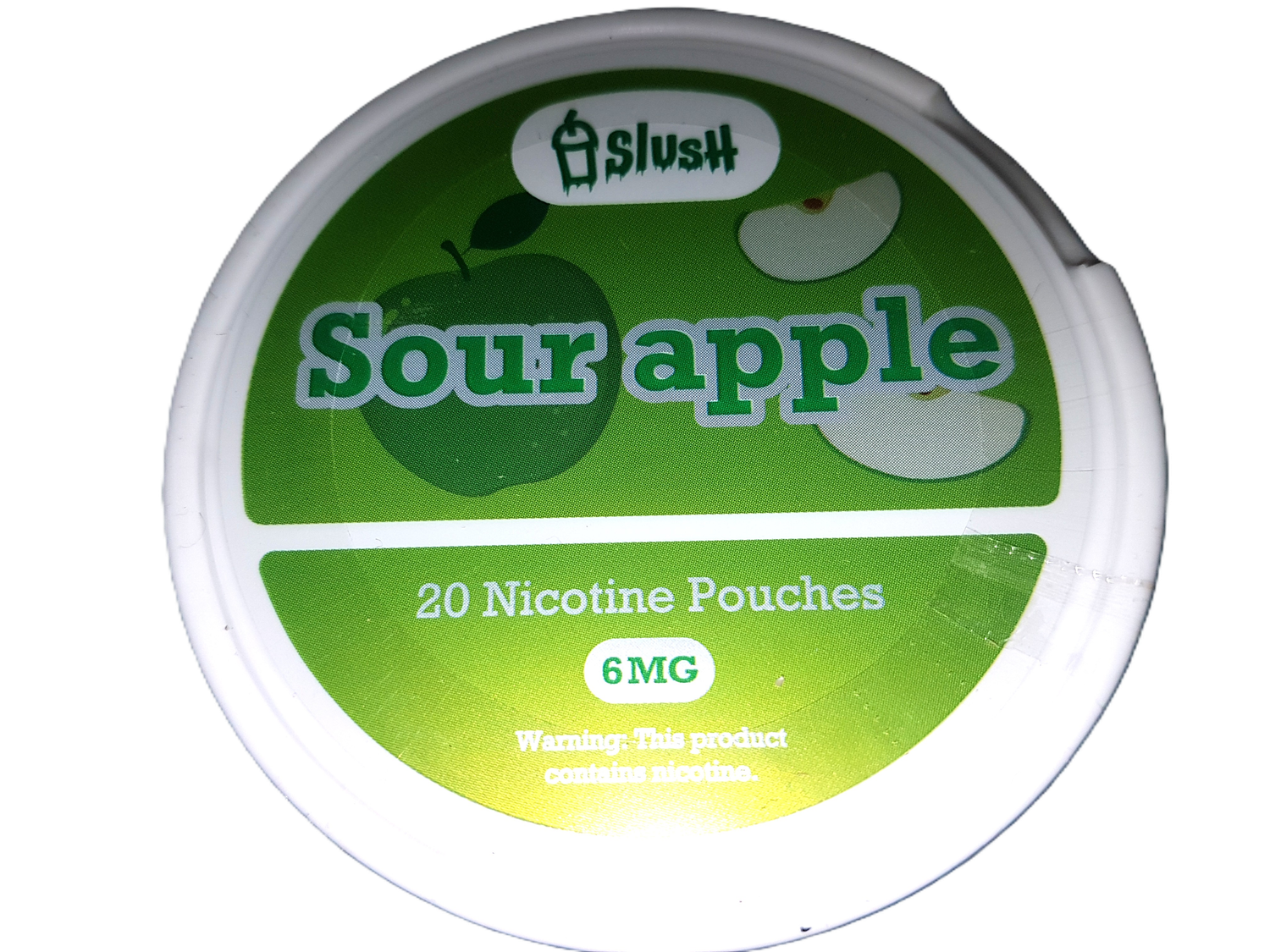 SLUSH Sour Apple Pouches 6mg nicotine