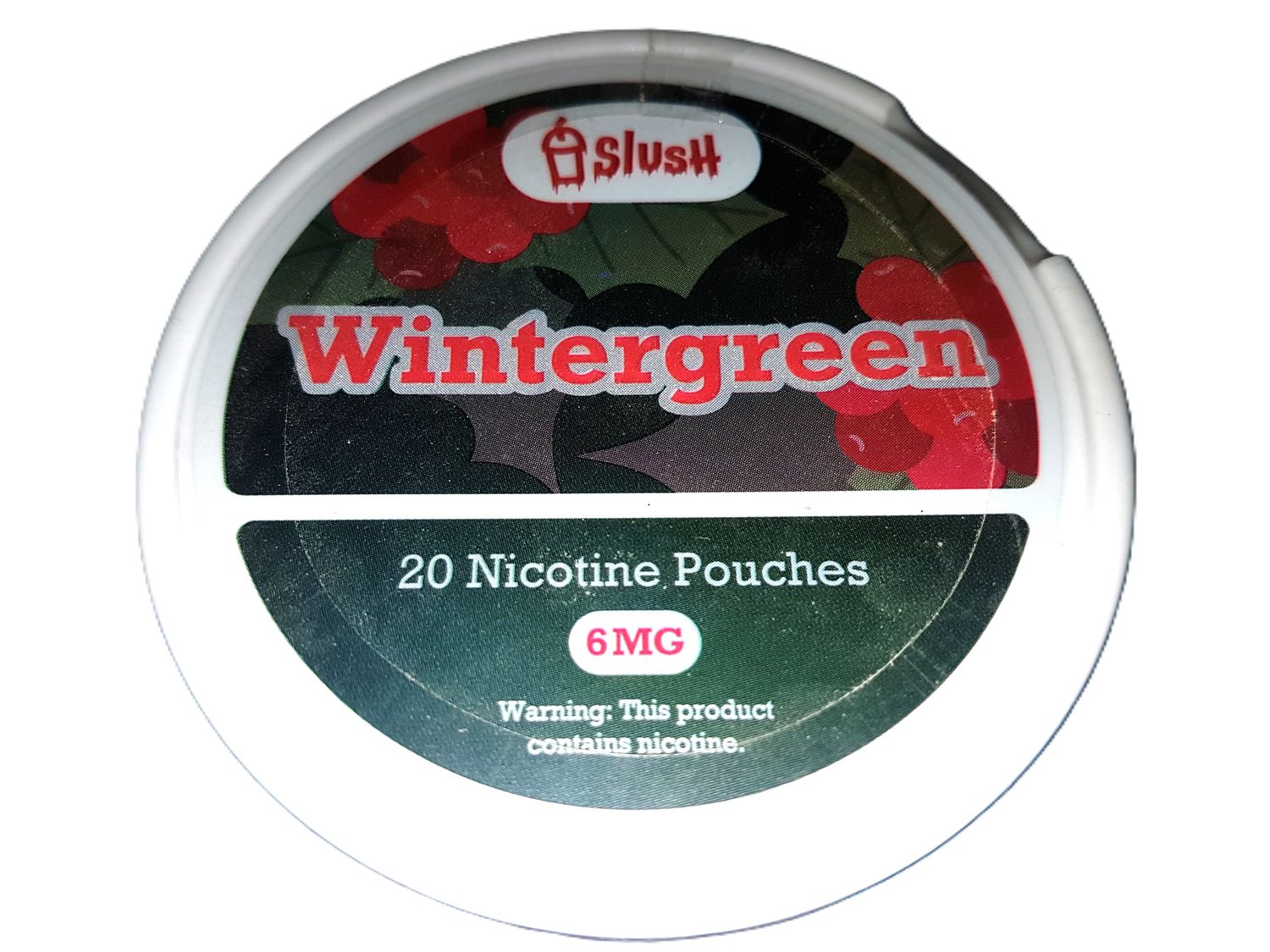 SLUSH Wintergreen Pouches 6mg nicotine (sleeve of 5 units)