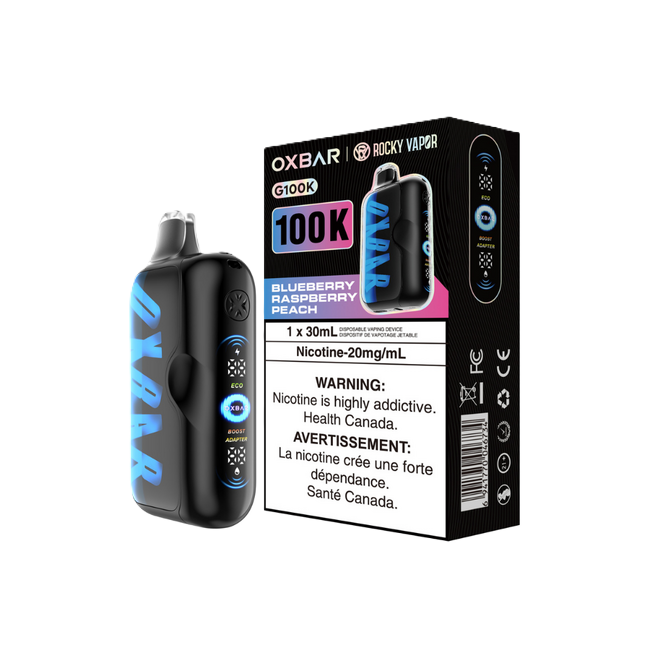 Rocky Vapor Oxbar G100K - Blueberry Raspberry Peach