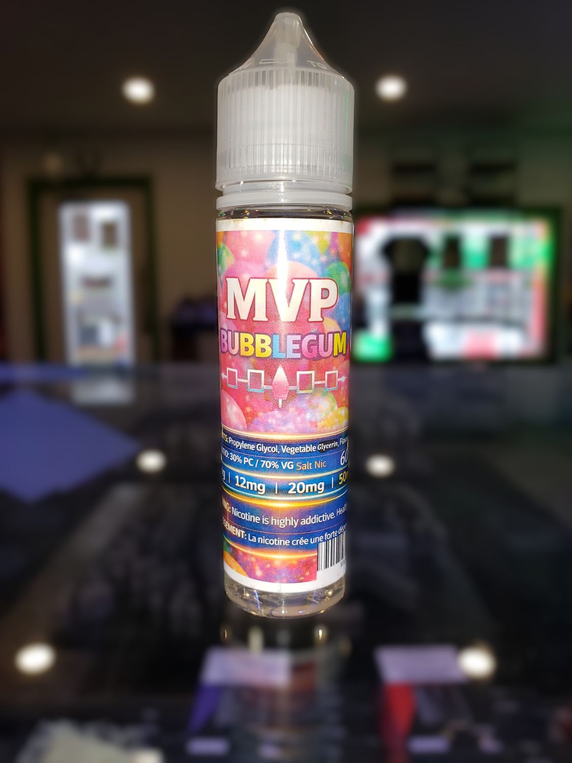 MVP Vape Juice - Bubblegum 60ml (50mg)