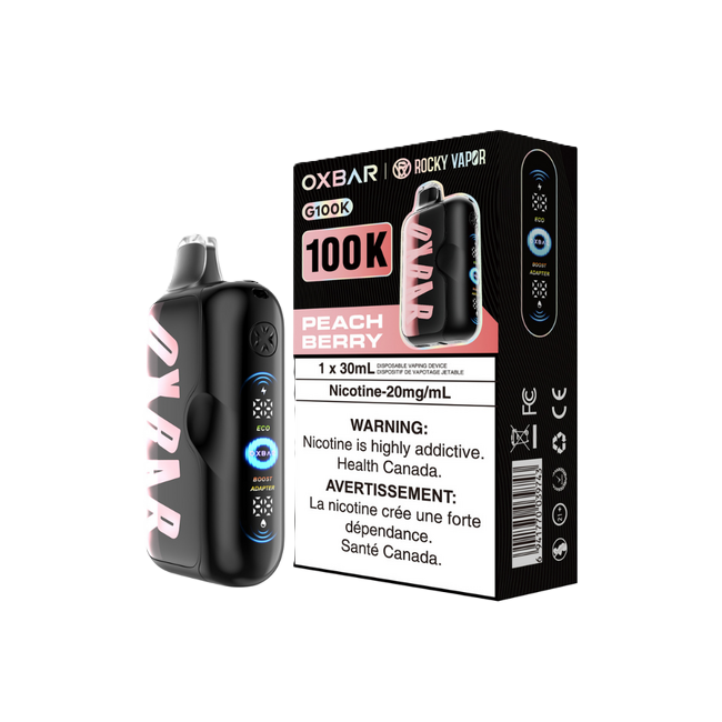 Rocky Vapor Oxbar G100K - Peach Berry