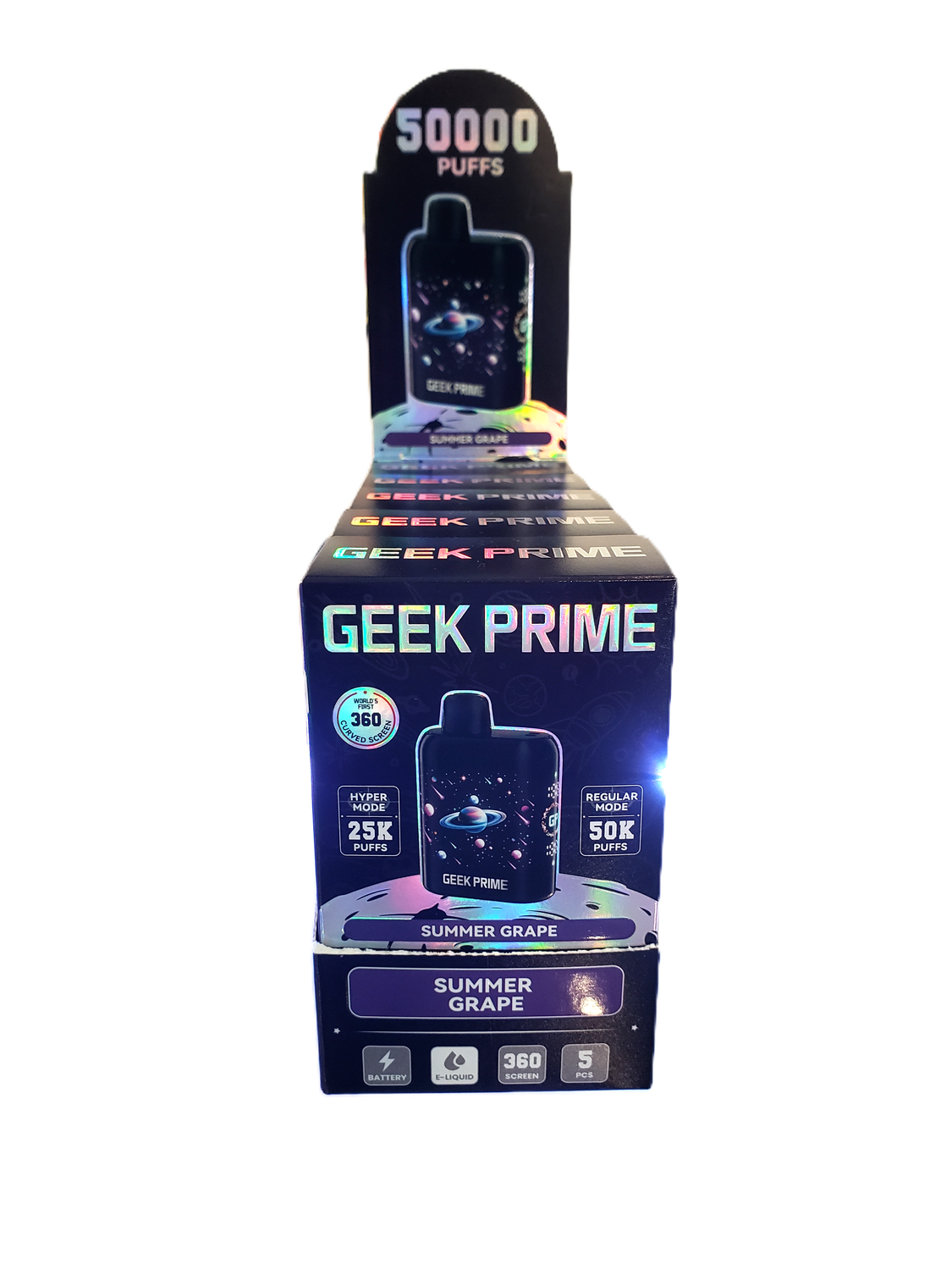 Geek Prime 5% Disposable Vape - Summer Grape
