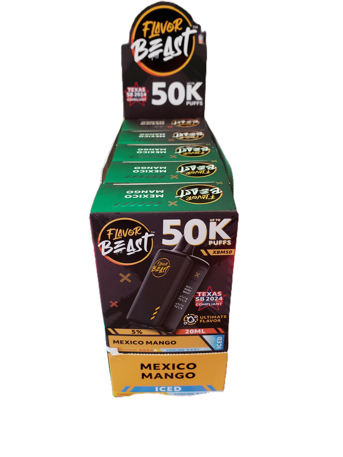 Flavor Beast XBM50 Disposable Mexican Mango Iced (50mg)