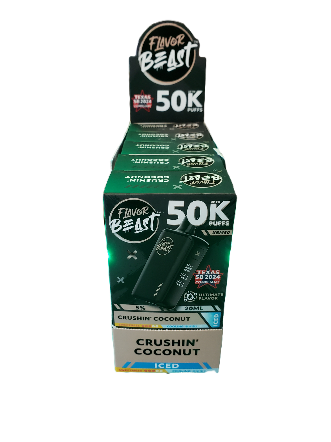 Flavor Beast XBM50 Disposable Crushin' Coconut Iced (50mg)