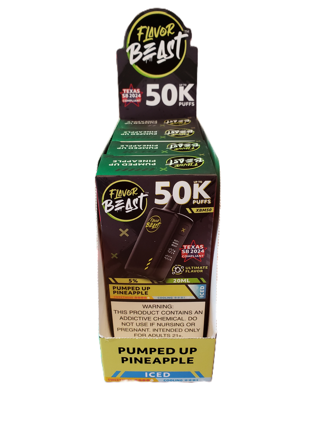 Flavor Beast XBM50 Disposable Pumped up Pineapple Iced (50mg)