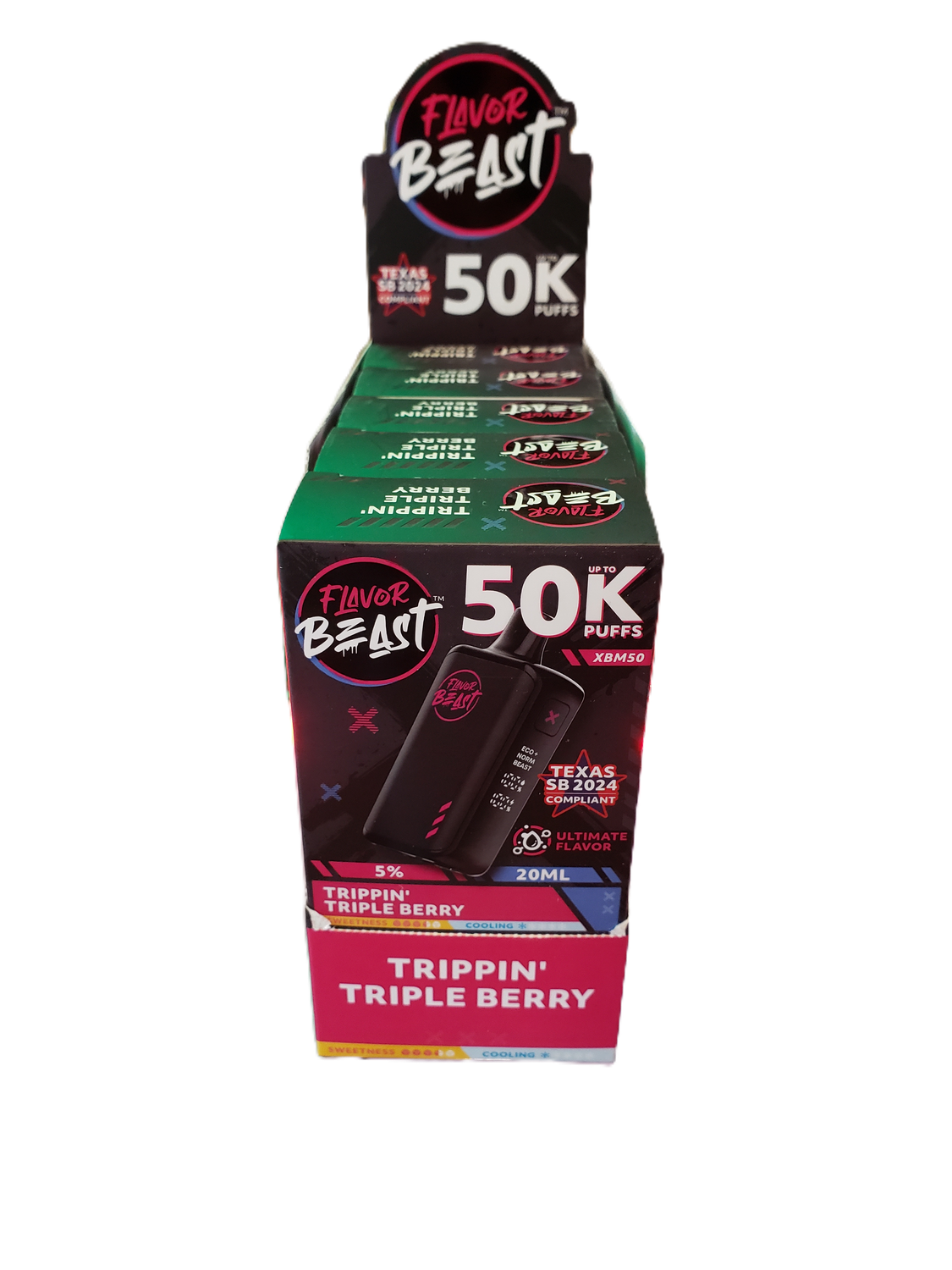 Flavor Beast XBM50 Disposable Trippin' Triple Berry (50mg)