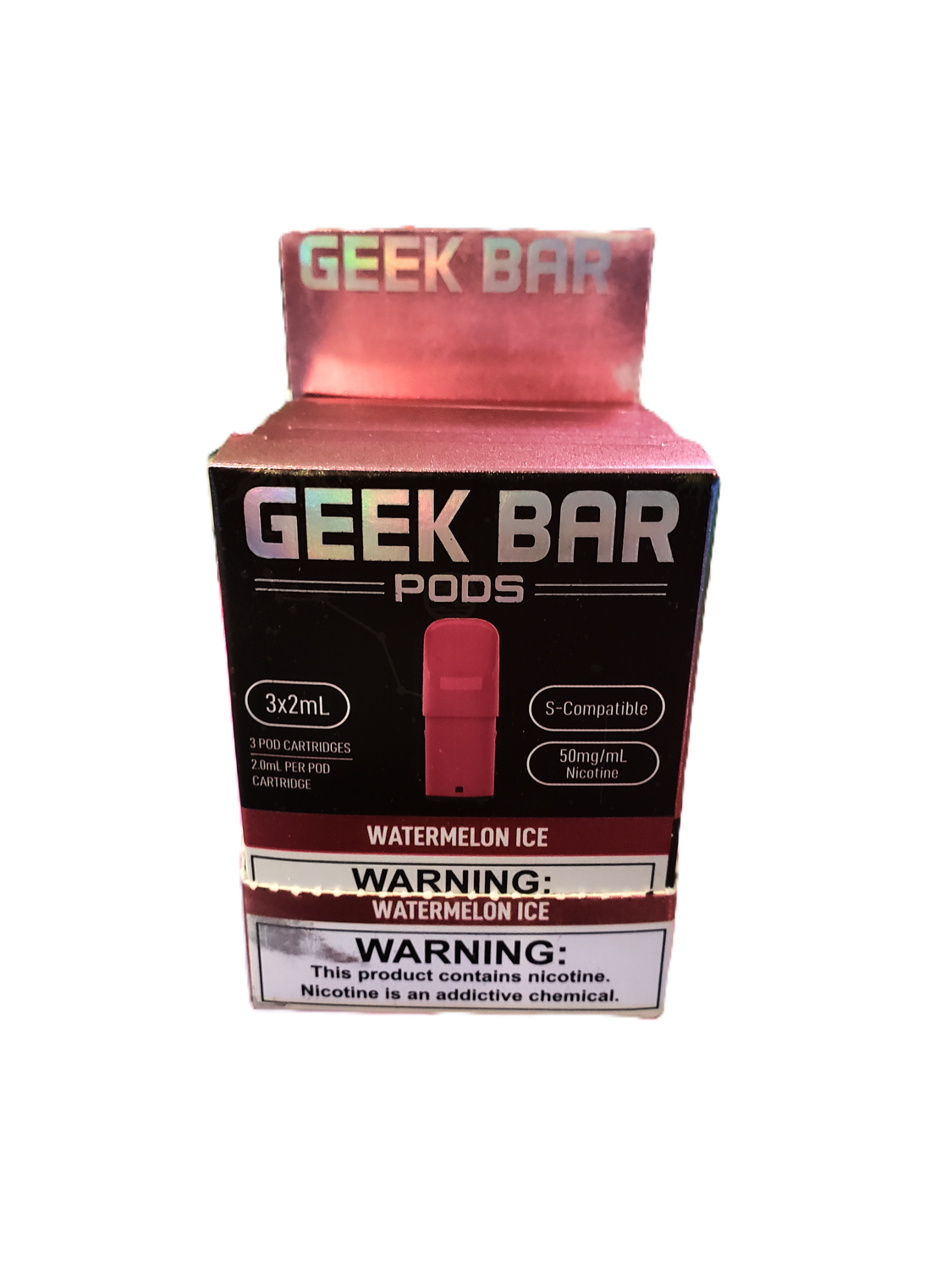 Geek Bar Pod 5%-Nicotine STLTH Compatible Pods (pack of 3) - Watermelon Ice