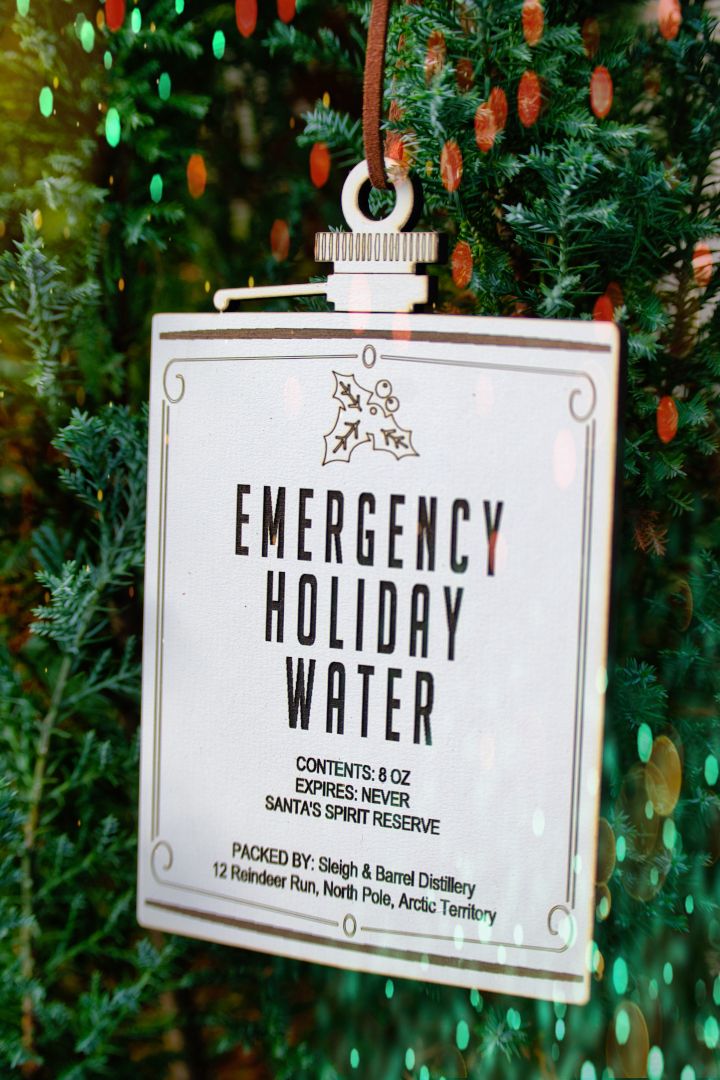 Holiday Water Ornament