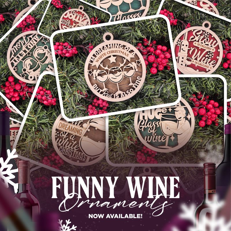 Sips &amp; Giggles Holiday Ornaments
