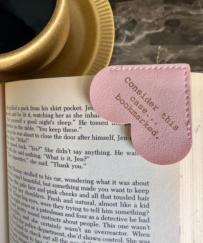 Heart Shaped Corner Bookmark Set