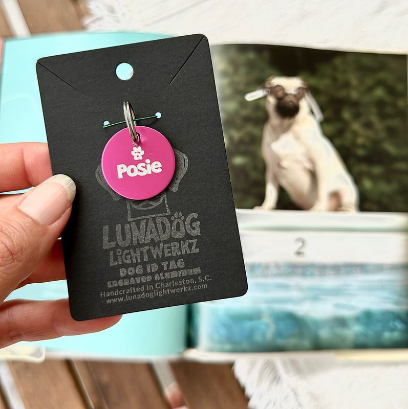 Custom Engraved Pet ID Tags- Round