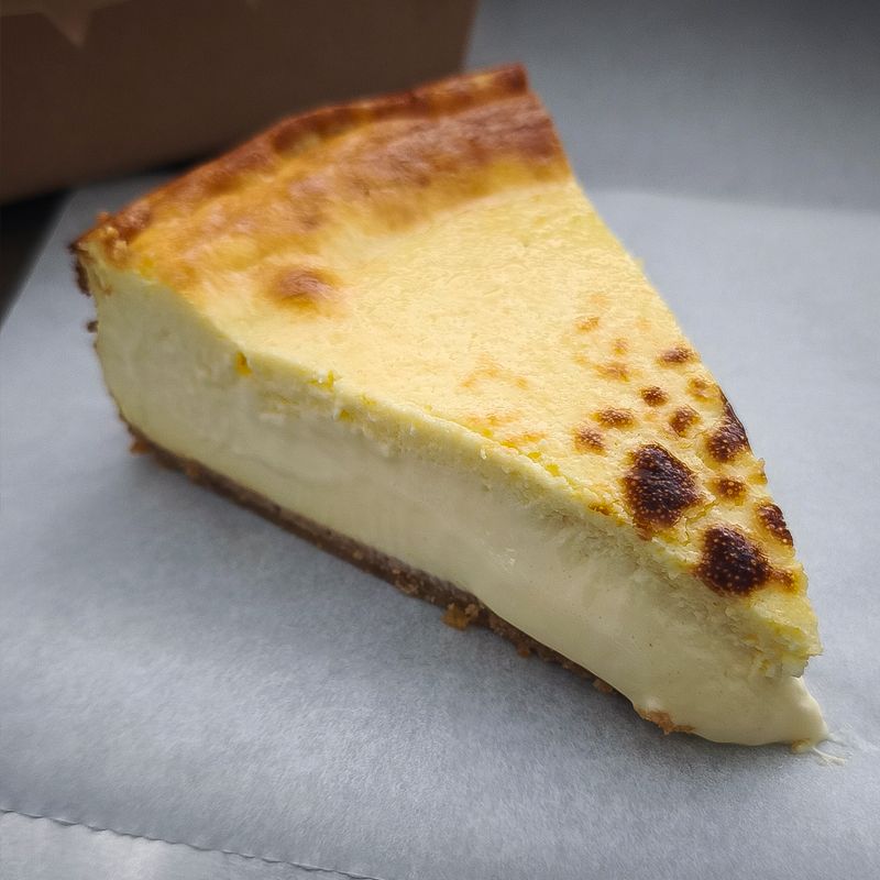 TARTA DE QUESO fundente al horno - ración