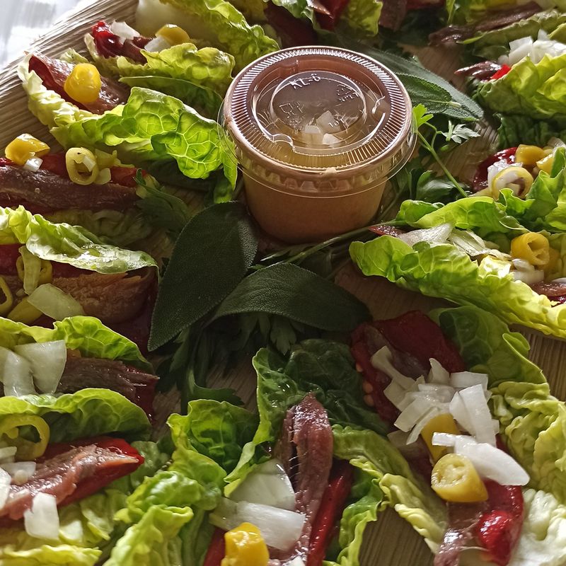 Cogollo con Anchoa y Piquillos / unidad