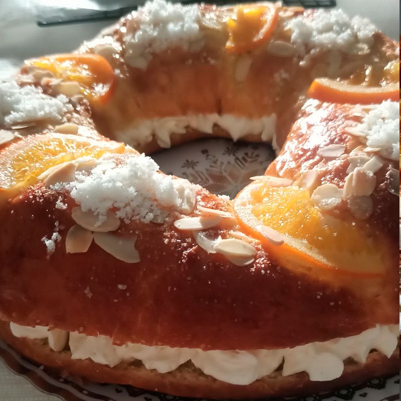 Roscón Artesano con Nata Especial (Relleno)
