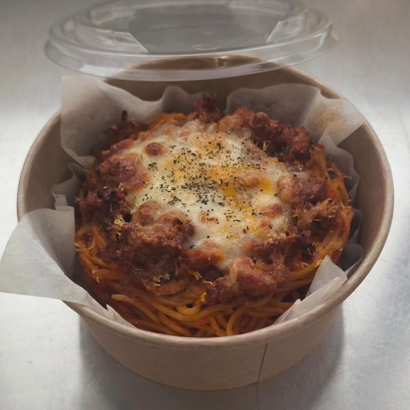 Espaguetis Boloñesa gratinados Espaguetis Boloñesa gratinados
