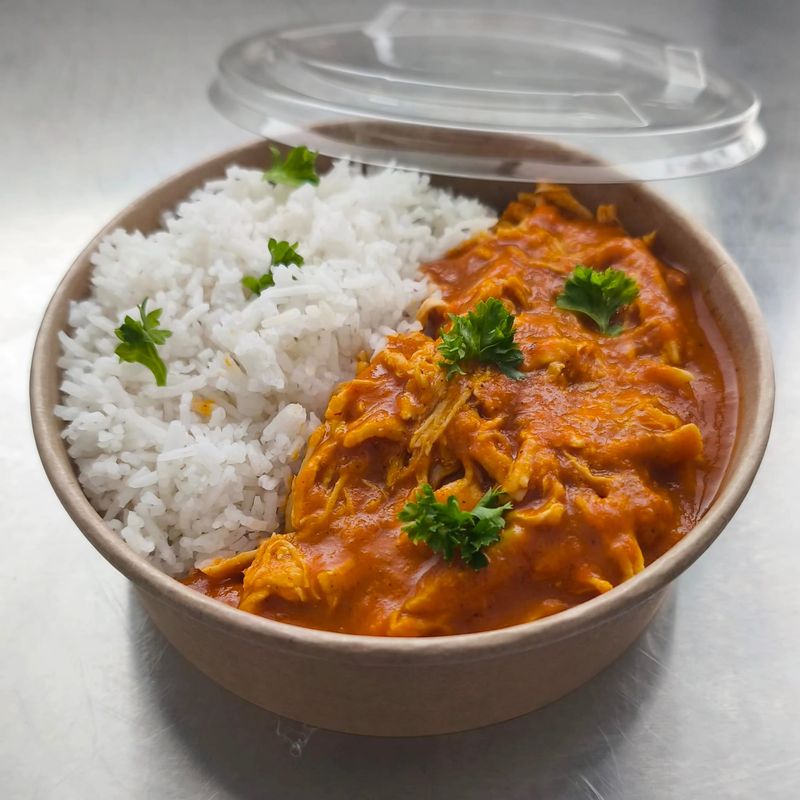 Pulled CHICKEN con Arroz Basmati