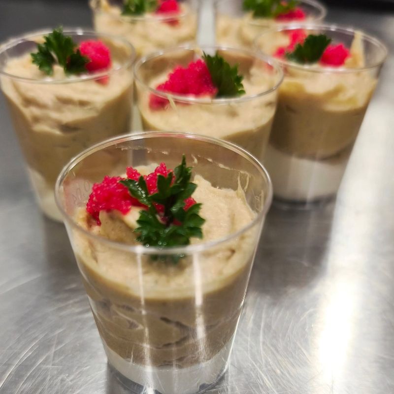 Caja de 12 vasitos: VICHYSSOISE con Crema de Queso