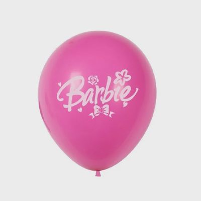 Pink Barbie Theme Latex Balloons