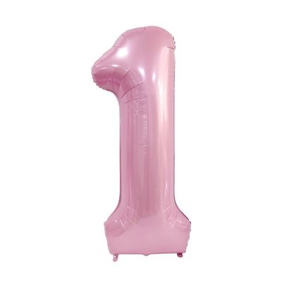 40 in Pink Birthday Number Aluminum Balloon