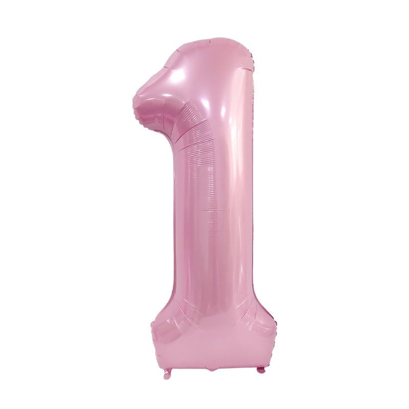 40 in Pink Birthday Number Aluminum Balloon