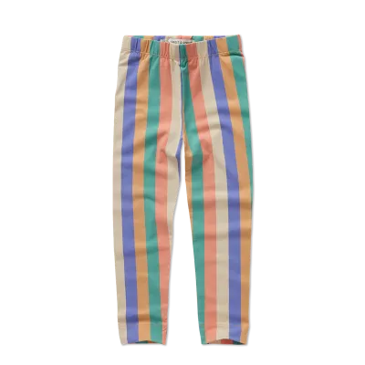 Legging multi colour stripes