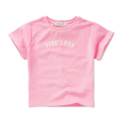 Terry T-shirt pink lady