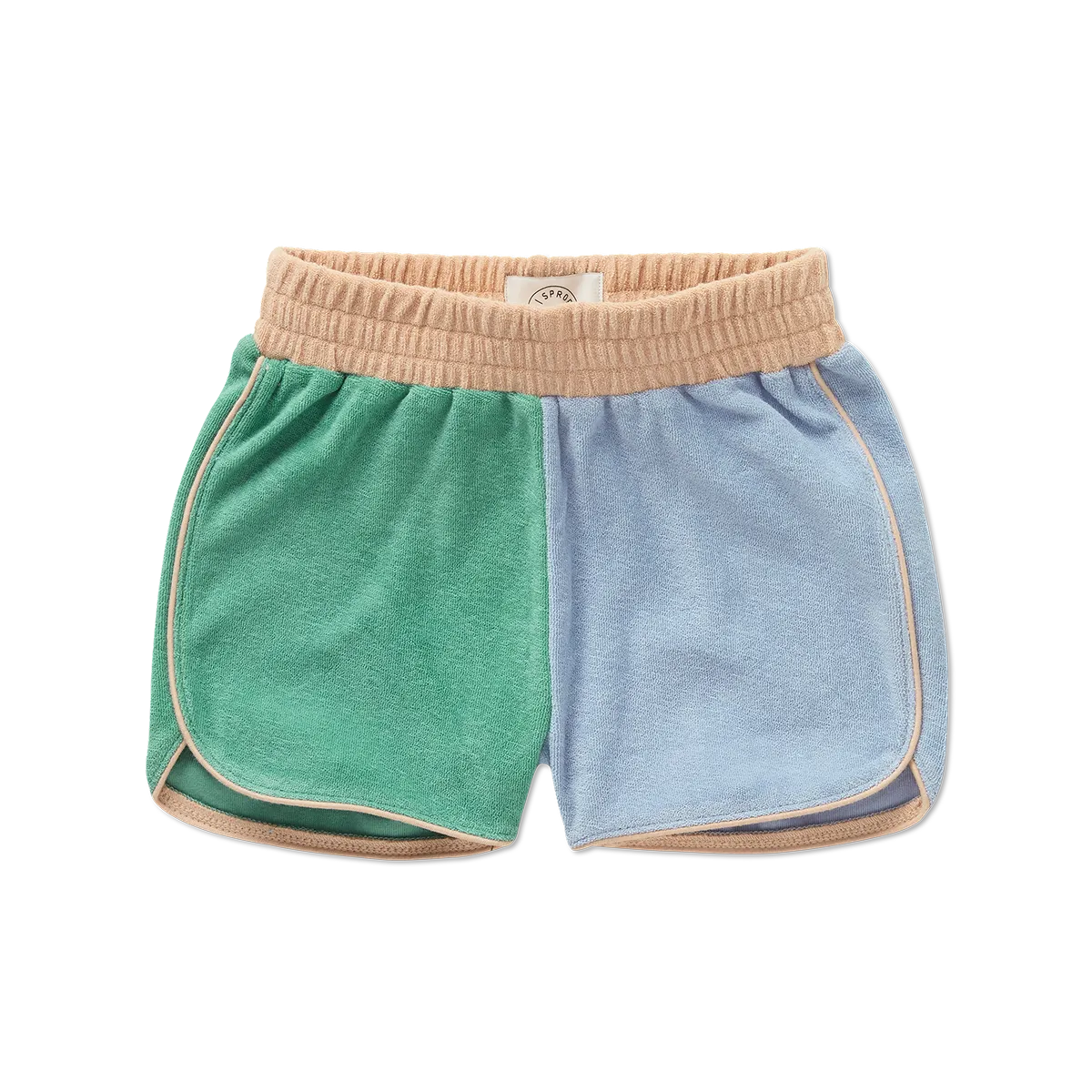 Terry sport shorts colourblock
