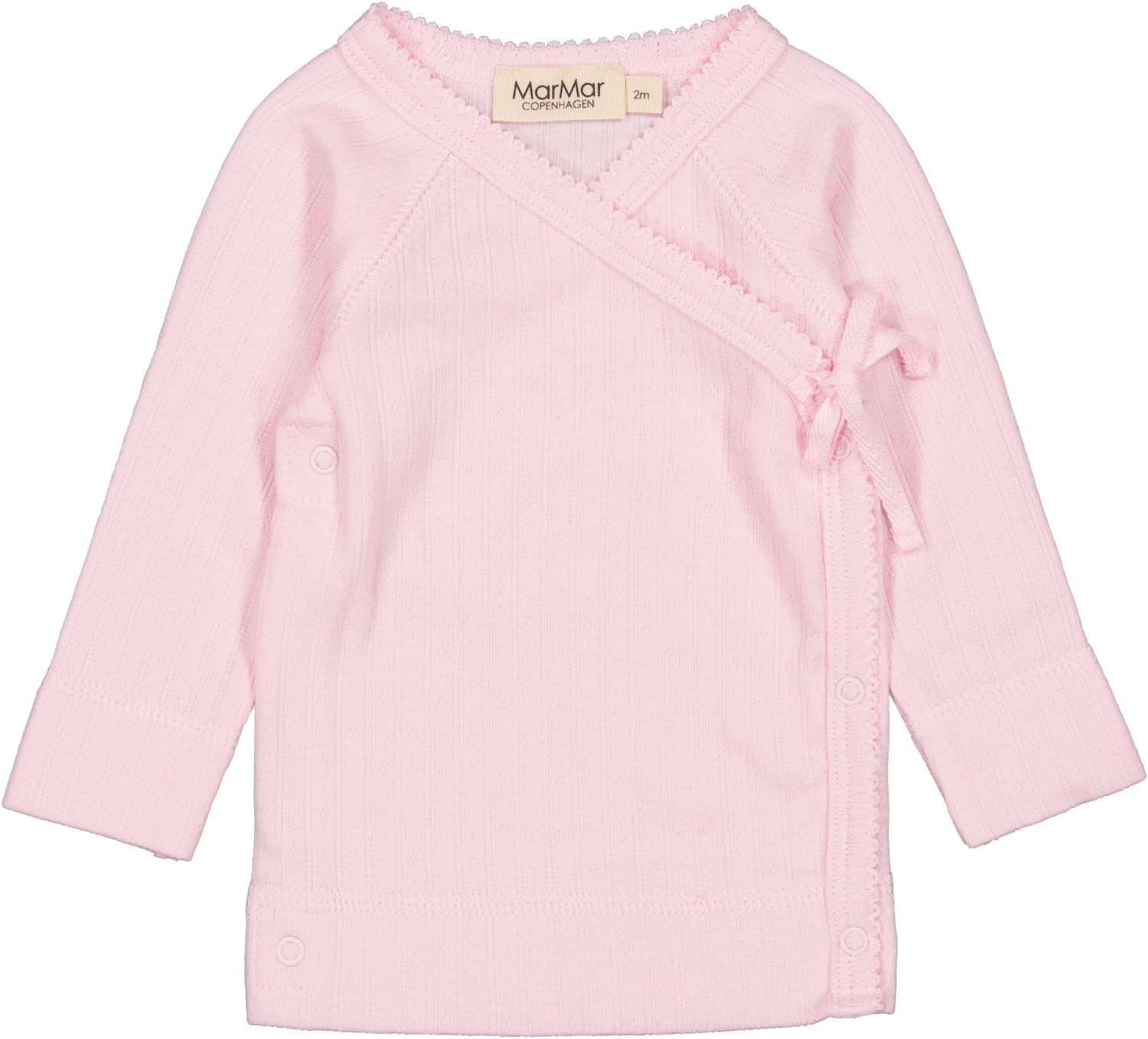 T-shirt-Tut Wrap Long Sleeve Cotton Candy