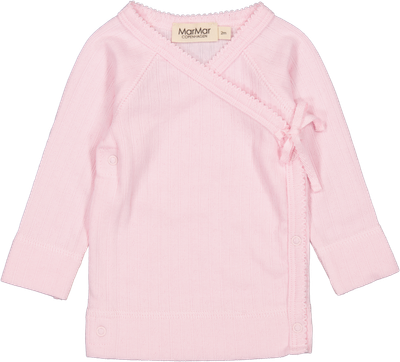 T-shirt-Tut Wrap Long Sleeve Cotton Candy